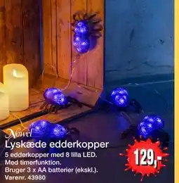Harald Nyborg Lyskæde edderkopper, DKK 129 tilbud