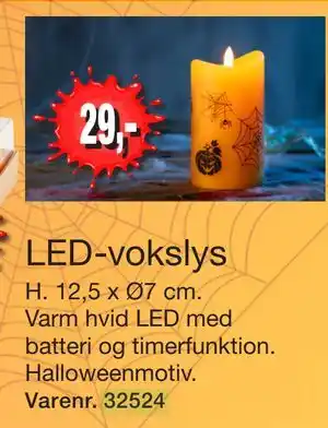 Harald Nyborg LED-vokslys, DKK 29 tilbud