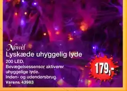 Harald Nyborg Lyskæde uhyggelig lyde, DKK 179 tilbud