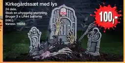 Harald Nyborg Kirkegårdssæt med lys, DKK 100 tilbud