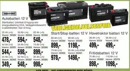 Harald Nyborg Autobatteri 12 V, DKK 478 tilbud