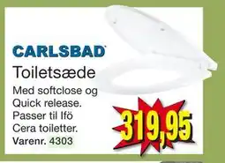Harald Nyborg Toiletsæde, DKK 319.95 tilbud