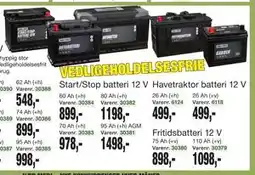 Harald Nyborg Havetraktor batteri 12 V tilbud