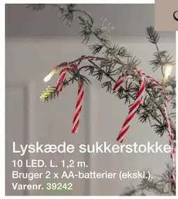 Harald Nyborg Lyskæde sukkerstokke, DKK 29 tilbud