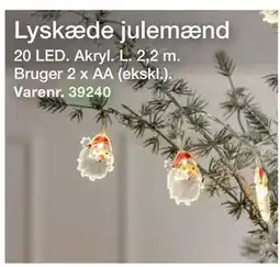 Harald Nyborg Lyskæde julemænd, DKK 29 tilbud