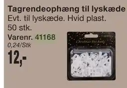 Harald Nyborg Tagrendeophæng til lyskæde, DKK 12 tilbud