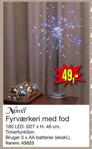 Harald Nyborg Fyrværkeri med fod, DKK 49 tilbud