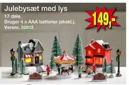 Harald Nyborg Julebysæt med lys, DKK 149 tilbud