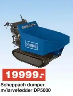 Bauhaus Scheppach dumper m/larvefødder DP5000 tilbud