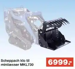 Bauhaus Scheppach pallegafler til minilæsser MKL730 tilbud