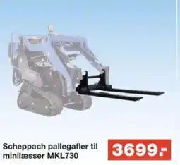 Bauhaus Scheppach pallegafler til 3699- Scheppach klo til tilbud