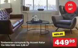 Bauhaus Timberman slotsplank Eg Accent Natur tilbud