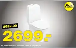 Bauhaus Ifö Spira toilet inkl. softclose sæde m. skjult s-lås tilbud