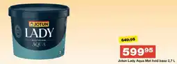 Bauhaus Jotun lady aqua mat hvid base tilbud