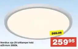 Bauhaus Nordlux oja 29 loftlampe hvid 0 3000k. tilbud