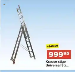 Bauhaus Krause stige Universal 3 x tilbud