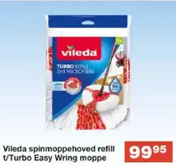 Bauhaus Vileda spinmoppehoved refill t/Turbo Easy Wring moppe tilbud