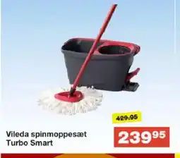 Bauhaus Vileda spinmoppesæt Turbo Smart tilbud