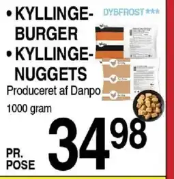 ABC Lavpris Kyllinge- dybfrost burger kyllinge- nuggets tilbud