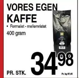 ABC Lavpris Vores egen kaffe tilbud