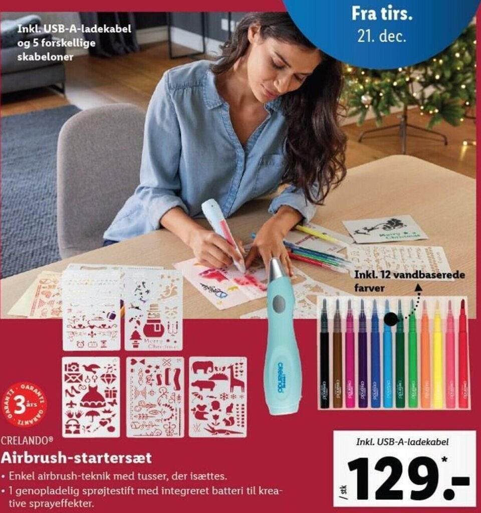 AirbrushStartersæt tilbud hos Lidl