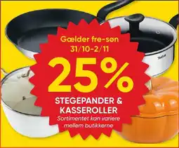 BigDollar Stegepander & kasseroller tilbud