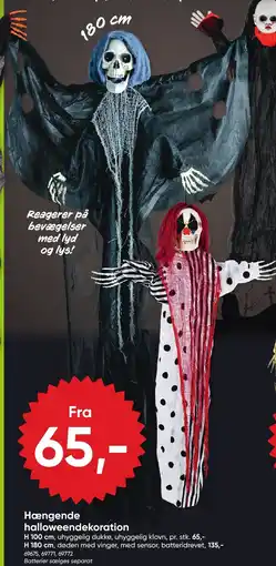 BigDollar Hængende halloweendekoration tilbud