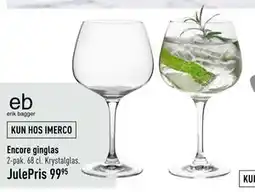 Imerco Encore ginglas, DKK 99.95 tilbud