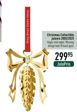 Imerco Christmas Collectible juleuro 2005/2025, DKK 299.95 tilbud