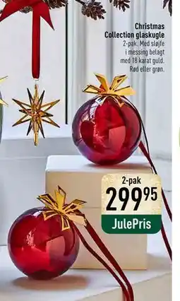 Imerco Christmas Collection glaskugle, DKK 299.95 tilbud