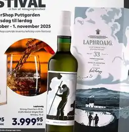 BorderShop Laphroaig, DKK 3999.95 tilbud