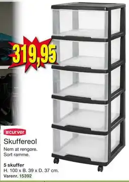 Harald Nyborg Skuffereol, DKK 319.95 tilbud
