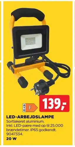 jem & fix LED-ARBEJDSLAMPE, DKK 139 tilbud