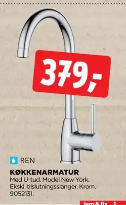 jem & fix KØKKENARMATUR, DKK 379 tilbud