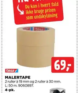 jem & fix MALERTAPE, DKK 69 tilbud