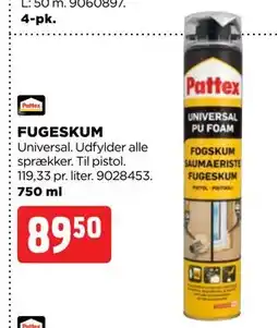 jem & fix FUGESKUM, DKK 89.5 tilbud