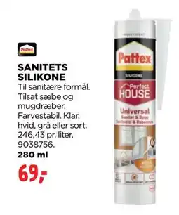 jem & fix SANITETS SILIKONE, DKK 69 tilbud