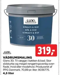 jem & fix VÅDRUMSMALING, DKK 319 tilbud
