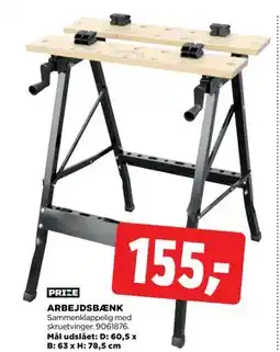 jem & fix ARBEJDSBÆNK, DKK 155 tilbud