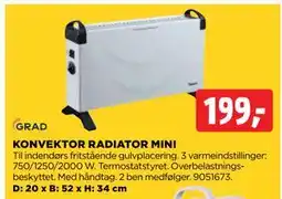 jem & fix KONVEKTOR RADIATOR MINI, DKK 199 tilbud