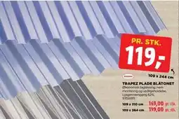 jem & fix TRAPEZ PLADE BLÅTONET tilbud