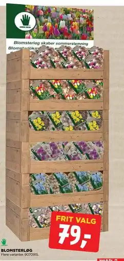 jem & fix BLOMSTERLØG, DKK 79 tilbud