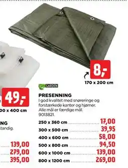 jem & fix PRESENNING tilbud