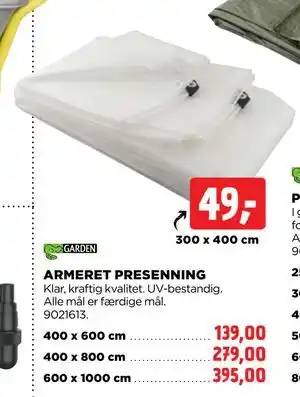 ARMERET PRESENNING