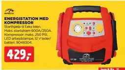 jem & fix ENERGISTATION MED KOMPRESSOR, DKK 429 tilbud