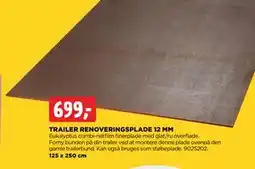 jem & fix TRAILER RENOVERINGSPLADE 12 MM, DKK 699 tilbud