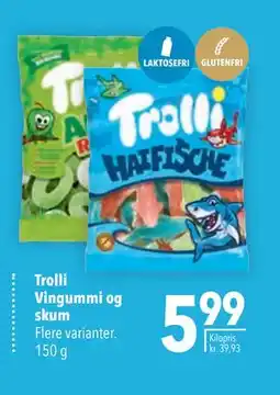 Citti Trolli Vingummi og skum, DKK 5.99 tilbud
