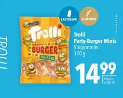 Citti Trolli Party-Burger Minis, DKK 14.99 tilbud