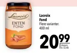Citti Lacroix Fond, DKK 20.99 tilbud