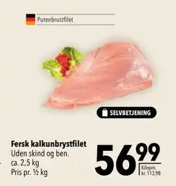 Citti Fersk kalkunbrystfilet, DKK 56.99 tilbud
